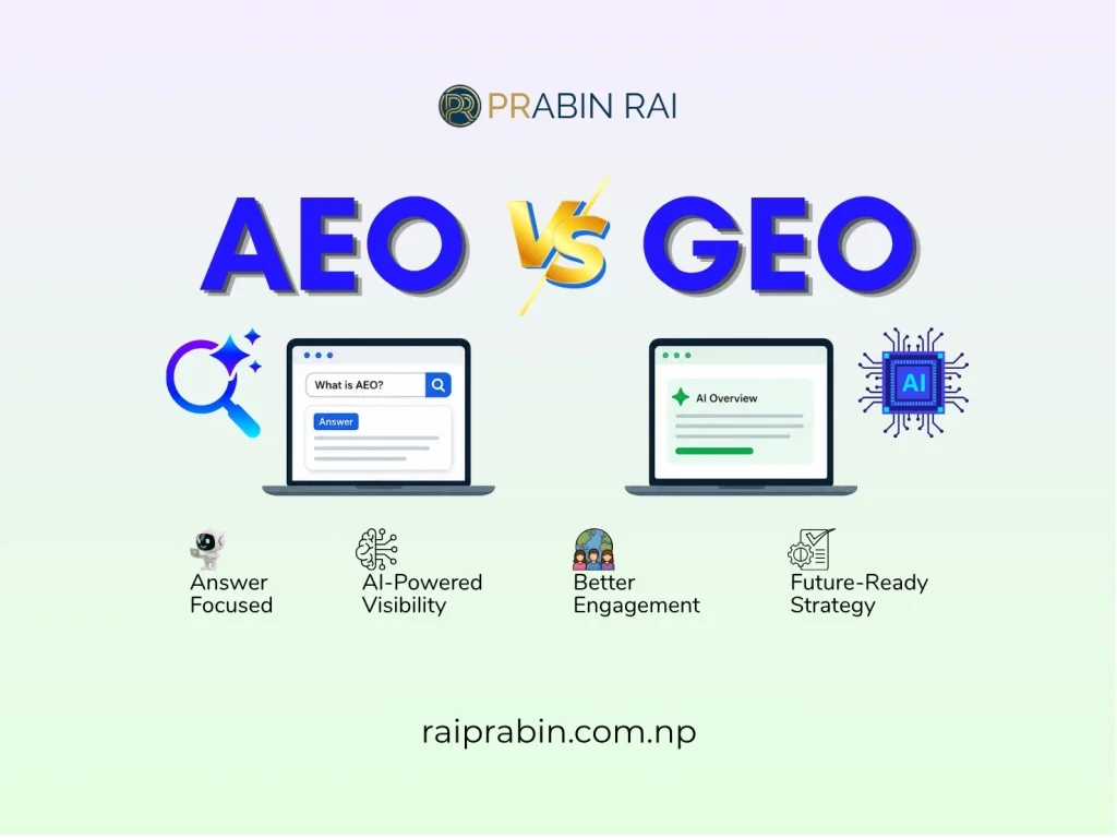 AEO vs GEO by Prabin Rai